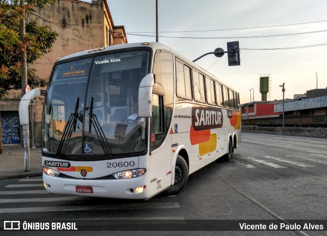 Saritur - Santa Rita Transporte Urbano e Rodoviário 20600 na cidade de Belo Horizonte, Minas Gerais, Brasil, por Vicente de Paulo Alves. Número da foto: #7073494.