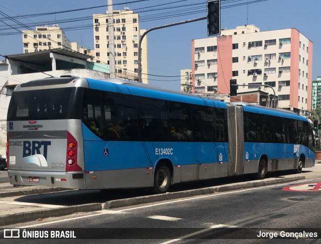 Transportes Barra E13402C na cidade de Rio de Janeiro, Rio de Janeiro, Brasil, por Jorge Gonçalves. ID da foto: 7073672.