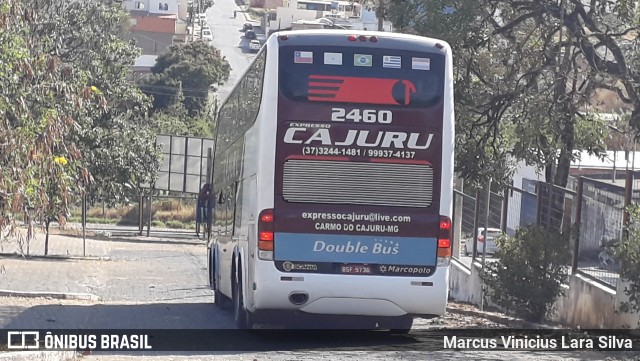 Expresso Cajuru 2460 na cidade de Formiga, Minas Gerais, Brasil, por Marcus Vinicius Lara Silva. Número da foto: #7074431.