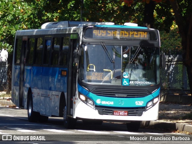 Viação Nossa Senhora das Graças A71629 na cidade de Rio de Janeiro, Rio de Janeiro, Brasil, por Moaccir  Francisco Barboza. ID da foto: 7072284.