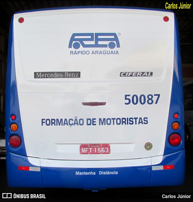 Rápido Araguaia 50087 na cidade de Goiânia, Goiás, Brasil, por Carlos Júnior. Número da foto: #7073973.
