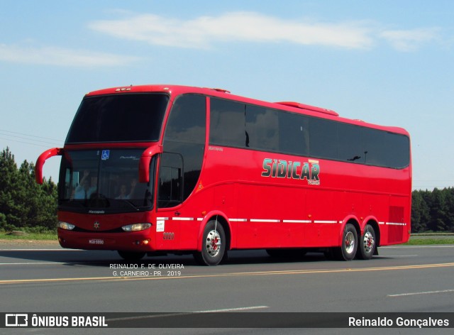 Sidicar Transporte 9990 na cidade de General Carneiro, Paraná, Brasil, por Reinaldo Gonçalves. ID da foto: 7074384.