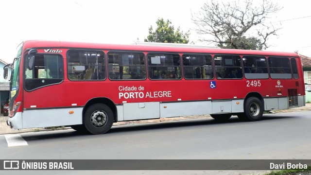 Trevo Transportes Coletivos 2495 na cidade de Porto Alegre, Rio Grande do Sul, Brasil, por Davi Borba. Número da foto: #7073299.