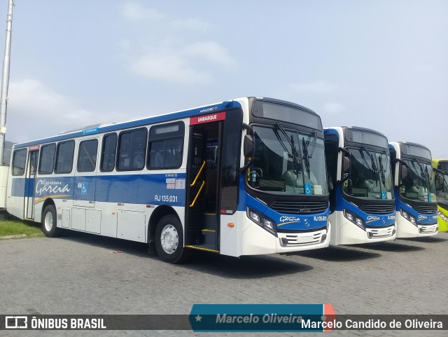 Expresso Garcia RJ 135.031 na cidade de Niterói, Rio de Janeiro, Brasil, por Marcelo Candido de Oliveira. ID da foto: 7073532.