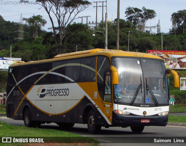 Viação Progresso 32172 na cidade de Guarapari, Espírito Santo, Brasil, por Saimom  Lima. ID da foto: 7072504.