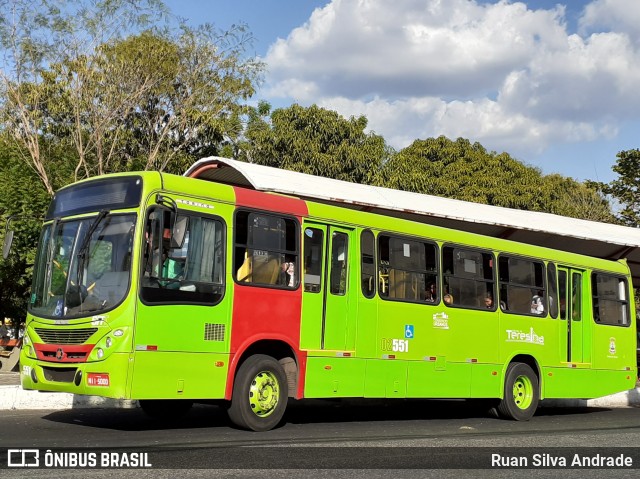 Transportes São Cristóvão 02551 na cidade de Teresina, Piauí, Brasil, por Ruan Silva Andrade. ID da foto: 7073496.