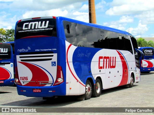 CMW Transportes 1126 na cidade de Bragança Paulista, São Paulo, Brasil, por Felipe Carvalho. ID da foto: 7074403.