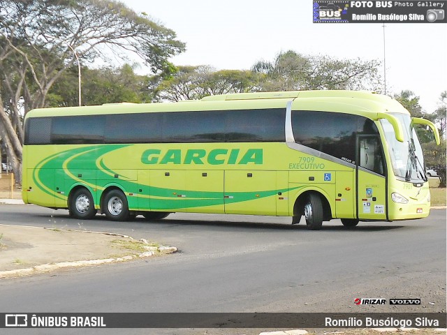 Viação Garcia 7909 na cidade de Rolândia, Paraná, Brasil, por Romílio Busólogo Silva . Número da foto: #7026531.