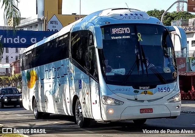 Transportadora Turística Natal 1650 na cidade de Aparecida, São Paulo, Brasil, por Vicente de Paulo Alves. ID da foto: 7025361.