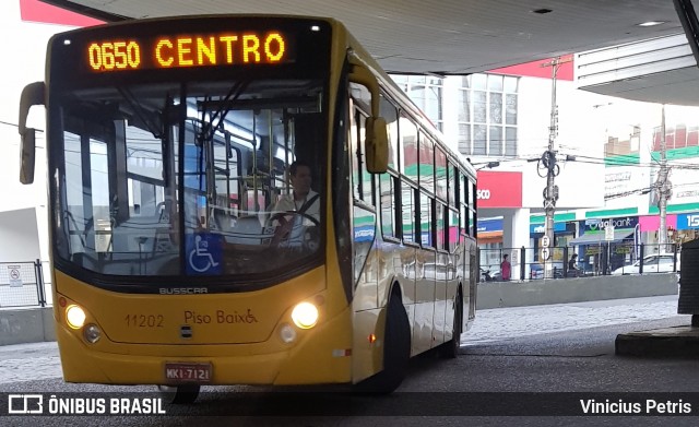 Gidion Transporte e Turismo 11202 na cidade de Joinville, Santa Catarina, Brasil, por Vinicius Petris. ID da foto: 7024361.