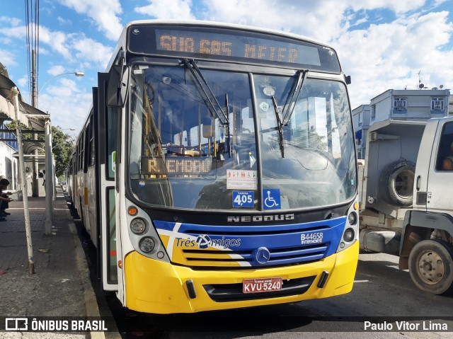 Auto Viação Três Amigos B44658 na cidade de Rio de Janeiro, Rio de Janeiro, Brasil, por Paulo Vitor Lima. Número da foto: #7025057.