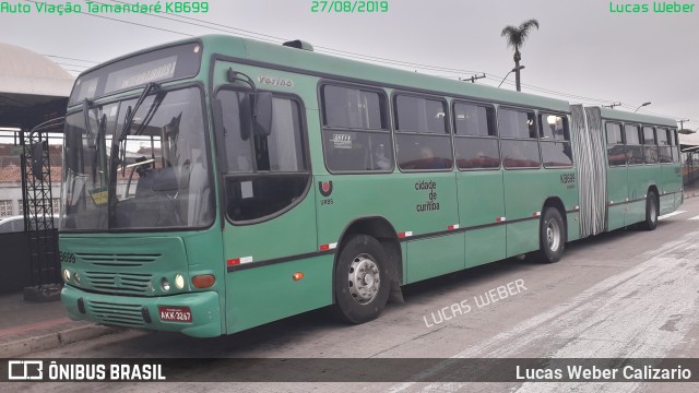 Viação Tamandaré KB699 na cidade de Curitiba, Paraná, Brasil, por Lucas Weber Calizario. Número da foto: #7024314.