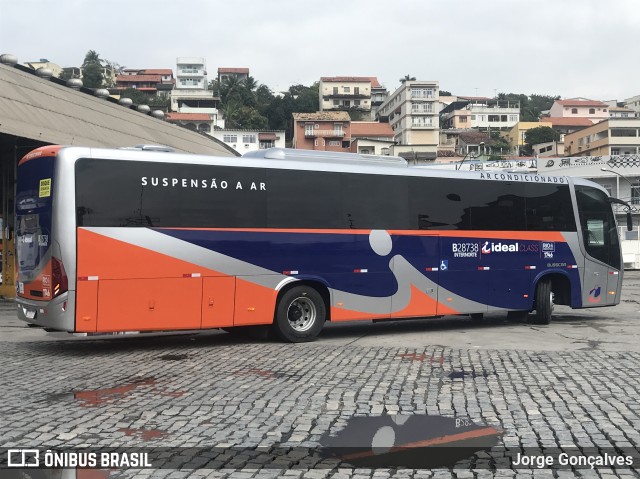 Viação Ideal B28738 na cidade de Rio de Janeiro, Rio de Janeiro, Brasil, por Jorge Gonçalves. Número da foto: #7024083.