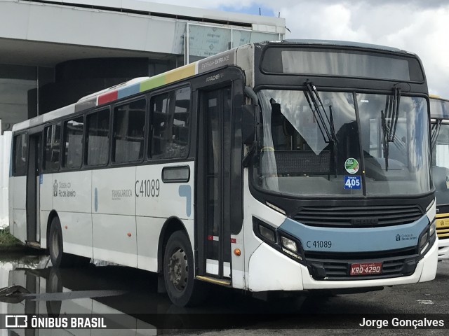 Real Auto Ônibus C41089 na cidade de Rio de Janeiro, Rio de Janeiro, Brasil, por Jorge Gonçalves. Número da foto: #7025699.