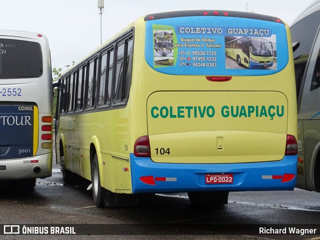 Coletivo Guapiaçu CM-00-104 na cidade de Rio de Janeiro, Rio de Janeiro, Brasil, por Richard Wagner. ID da foto: 7025675.