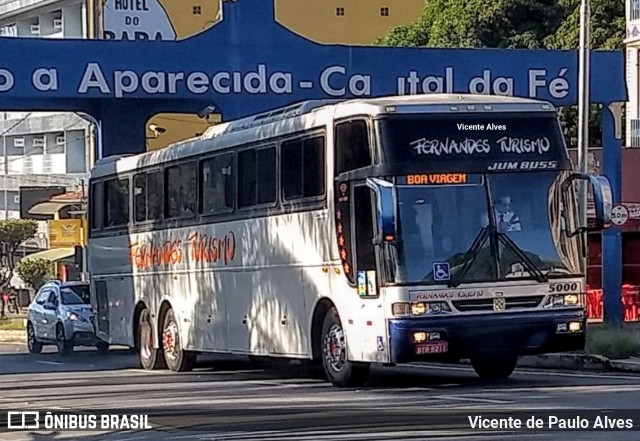 Fernandes Turismo 5000 na cidade de Aparecida, São Paulo, Brasil, por Vicente de Paulo Alves. ID da foto: 7025351.