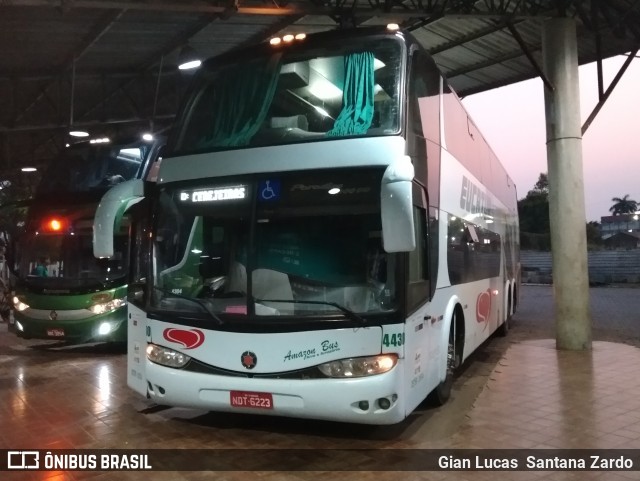 Eucatur - Empresa União Cascavel de Transportes e Turismo 4430 na cidade de Porto Velho, Rondônia, Brasil, por Gian Lucas  Santana Zardo. Número da foto: #7025880.
