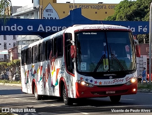 Play Bus Turismo 3050 na cidade de Aparecida, São Paulo, Brasil, por Vicente de Paulo Alves. Número da foto: #7025369.