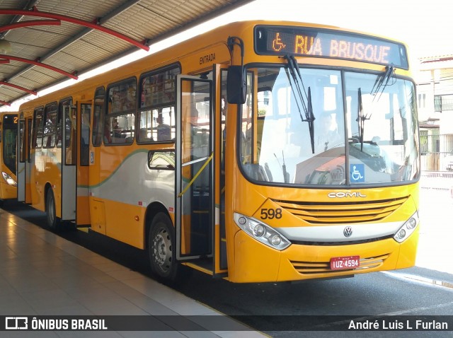 Piedade Itajaí - Transpiedade Transportes Coletivos 598 na cidade de Itajaí, Santa Catarina, Brasil, por André Luis L Furlan. Número da foto: #7024268.