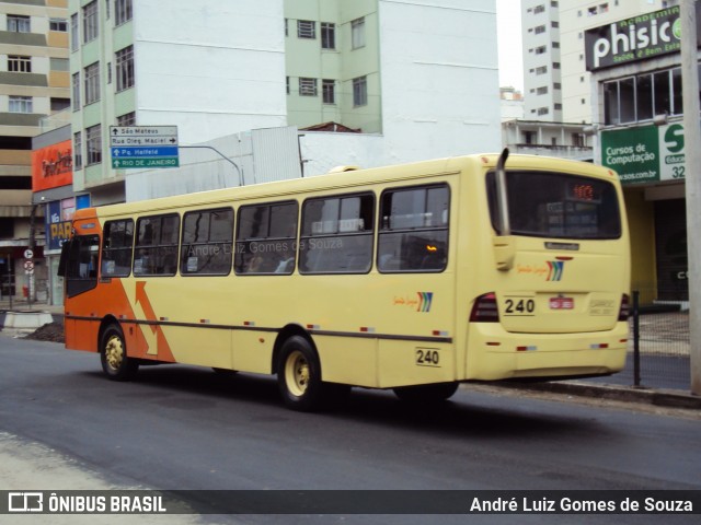 VSLL - Viação Santa Luzia 240 na cidade de Juiz de Fora, Minas Gerais, Brasil, por André Luiz Gomes de Souza. Número da foto: #7076321.