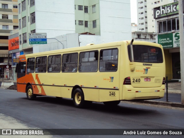 VSLL - Viação Santa Luzia 240 na cidade de Juiz de Fora, Minas Gerais, Brasil, por André Luiz Gomes de Souza. ID da foto: 7076321.