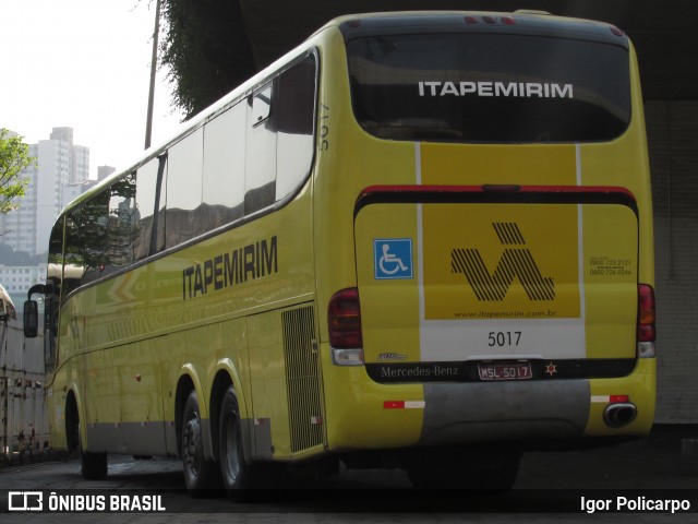 Viação Itapemirim 5017 na cidade de Belo Horizonte, Minas Gerais, Brasil, por Igor Policarpo. Número da foto: #7076533.