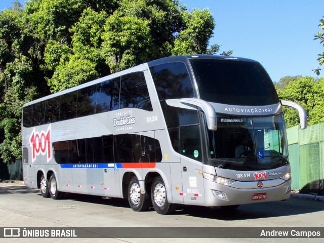 Auto Viação 1001 108.514 na cidade de São Paulo, São Paulo, Brasil, por Andrew Campos. Número da foto: #7074915.