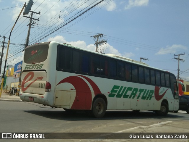 Eucatur - Empresa União Cascavel de Transportes e Turismo 4117 na cidade de Ji-Paraná, Rondônia, Brasil, por Gian Lucas  Santana Zardo. ID da foto: 7075565.