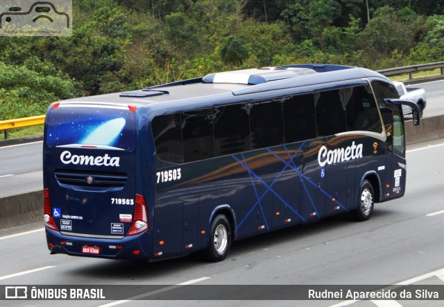 Viação Cometa 719503 na cidade de Arujá, São Paulo, Brasil, por Rudnei Aparecido da Silva. ID da foto: 7075039.