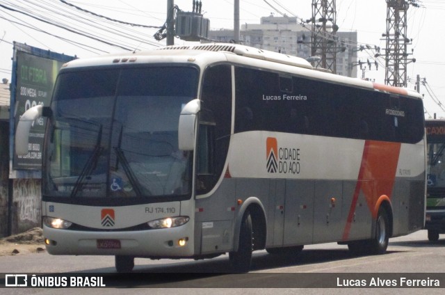 Viação Cidade do Aço RJ 174.110 na cidade de Nova Iguaçu, Rio de Janeiro, Brasil, por Lucas Alves Ferreira. Número da foto: #7076279.