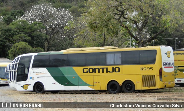 Empresa Gontijo de Transportes 11595 na cidade de Belo Horizonte, Minas Gerais, Brasil, por Charlestom Vinicius Carvalho Silva. ID da foto: 7077896.