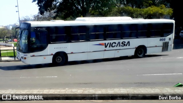 VICASA - Viação Canoense S.A. 805 na cidade de Porto Alegre, Rio Grande do Sul, Brasil, por Davi Borba. ID da foto: 7077136.