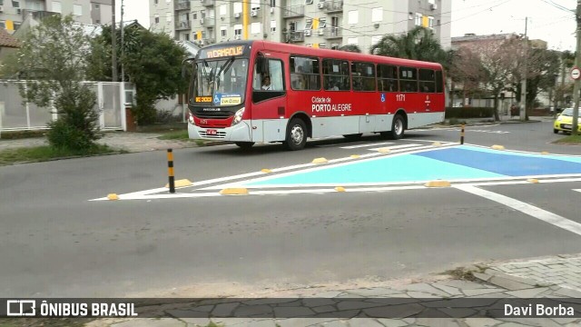 Trevo Transportes Coletivos 1171 na cidade de Porto Alegre, Rio Grande do Sul, Brasil, por Davi Borba. ID da foto: 7078115.