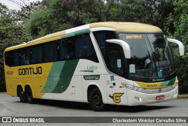 Empresa Gontijo de Transportes 16520 na cidade de São Paulo, São Paulo, Brasil, por Charlestom Vinicius Carvalho Silva. Número da foto: #7077831.