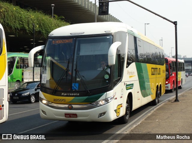 Empresa Gontijo de Transportes 18595 na cidade de Belo Horizonte, Minas Gerais, Brasil, por Matheus Rocha. Número da foto: #7078399.