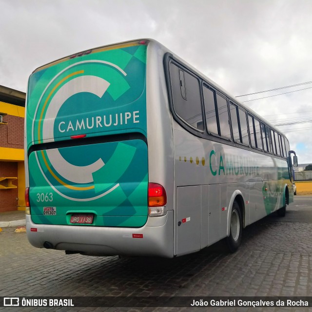 Auto Viação Camurujipe 3063 na cidade de Vitória da Conquista, Bahia, Brasil, por João Gabriel Gonçalves da Rocha. ID da foto: 7078217.