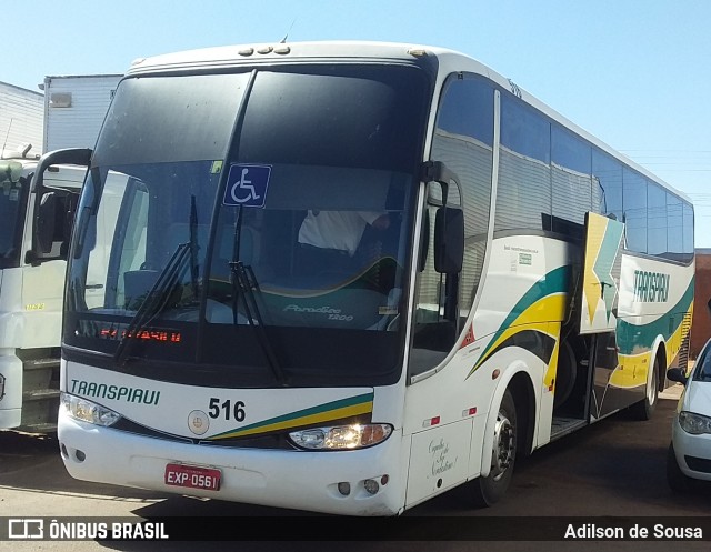 Viação Transpiauí 516 na cidade de Gama, Distrito Federal, Brasil, por Adilson de Sousa. Número da foto: #7077582.
