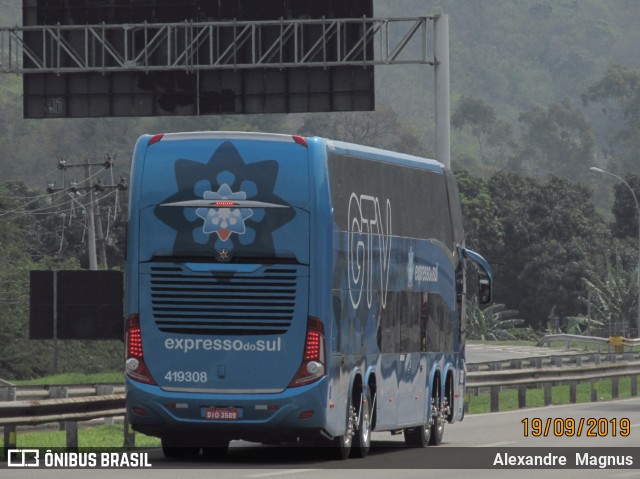 Expresso do Sul 419308 na cidade de Seropédica, Rio de Janeiro, Brasil, por Alexandre  Magnus. Número da foto: #7077824.