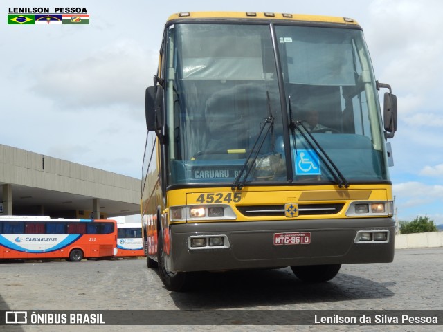Viação Itapemirim 45245 na cidade de Caruaru, Pernambuco, Brasil, por Lenilson da Silva Pessoa. Número da foto: #7079700.