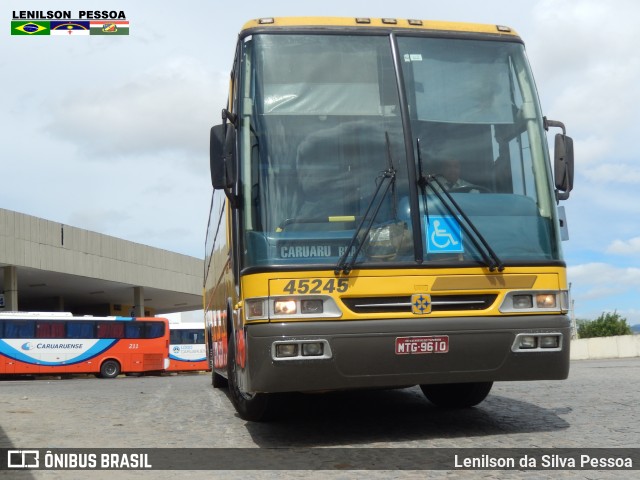 Viação Itapemirim 45245 na cidade de Caruaru, Pernambuco, Brasil, por Lenilson da Silva Pessoa. ID da foto: 7079700.