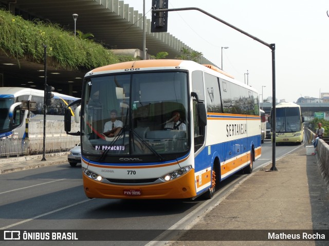 Viação Sertaneja 770 na cidade de Belo Horizonte, Minas Gerais, Brasil, por Matheus Rocha. Número da foto: #7077621.