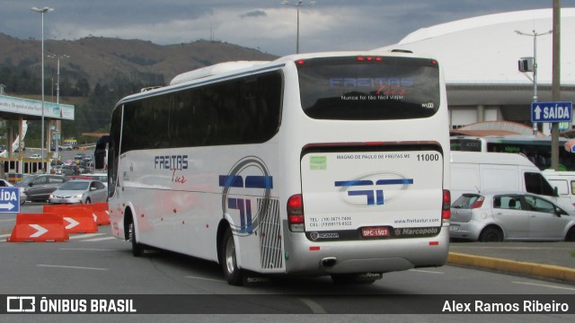 Auto Viação Freitastur 3407 na cidade de Aparecida, São Paulo, Brasil, por Alex Ramos Ribeiro. Número da foto: #7082826.