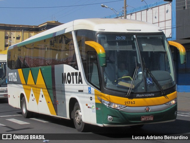 Viação Motta 21762 na cidade de Uberaba, Minas Gerais, Brasil, por Lucas Adriano Bernardino. ID da foto: 7083240.