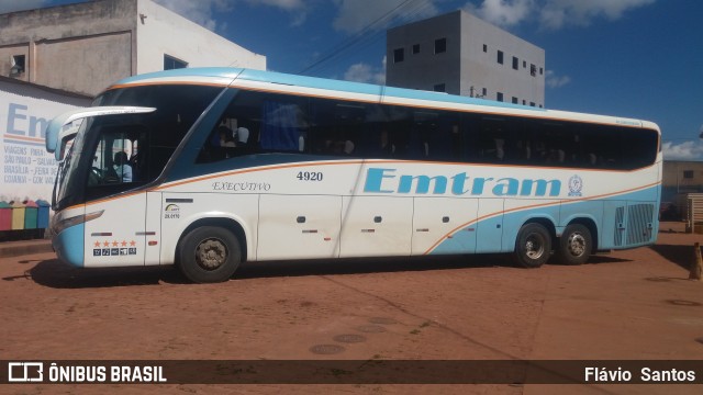 Emtram 4920 na cidade de Barra da Estiva, Bahia, Brasil, por Flávio  Santos. Número da foto: #7080362.