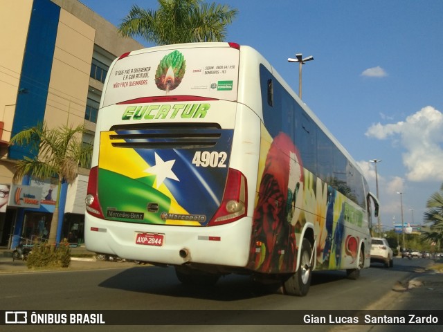 Eucatur - Empresa União Cascavel de Transportes e Turismo 4902 na cidade de Ji-Paraná, Rondônia, Brasil, por Gian Lucas  Santana Zardo. Número da foto: #7080288.