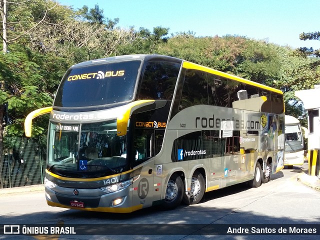 RodeRotas - Rotas de Viação do Triângulo 1401 na cidade de São Paulo, São Paulo, Brasil, por Andre Santos de Moraes. ID da foto: 7080220.