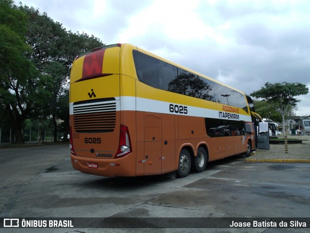 Viação Itapemirim 6025 na cidade de São Paulo, São Paulo, Brasil, por Joase Batista da Silva. ID da foto: 7080072.