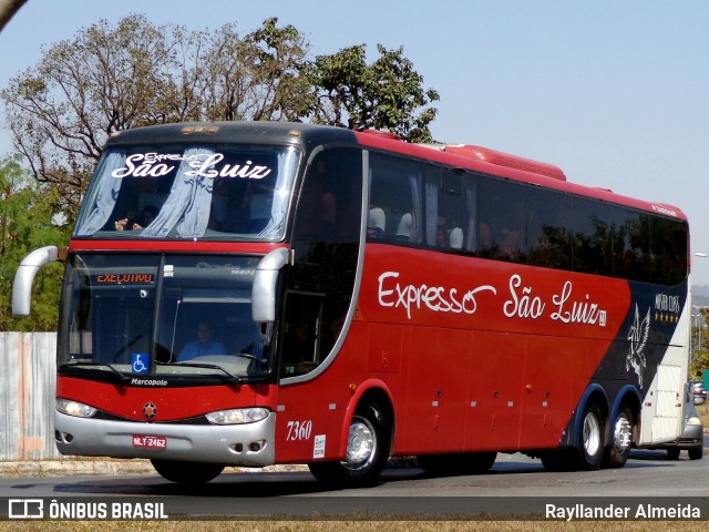 Expresso São Luiz 7360 na cidade de Brasília, Distrito Federal, Brasil, por Rayllander Almeida. ID da foto: 7082656.