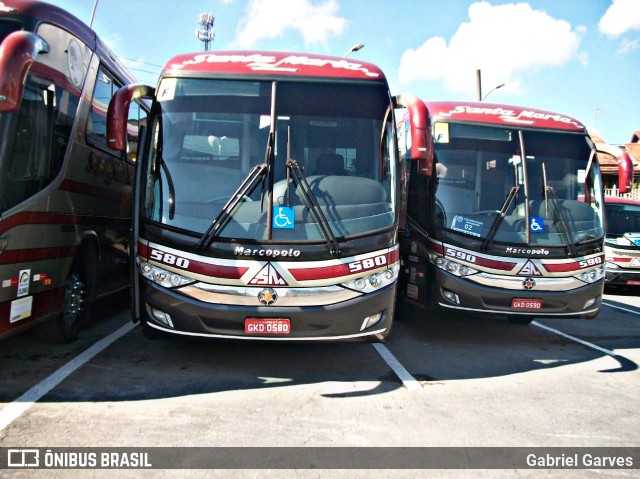 Santa Maria Fretamento e Turismo > Transportes Santa Maria(SP) 580 na cidade de São Bernardo do Campo, São Paulo, Brasil, por Gabriel Garves. Número da foto: #7082066.