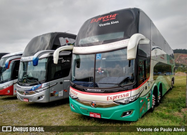 Expressa Turismo 55500 na cidade de Aparecida, São Paulo, Brasil, por Vicente de Paulo Alves. Número da foto: #7081540.